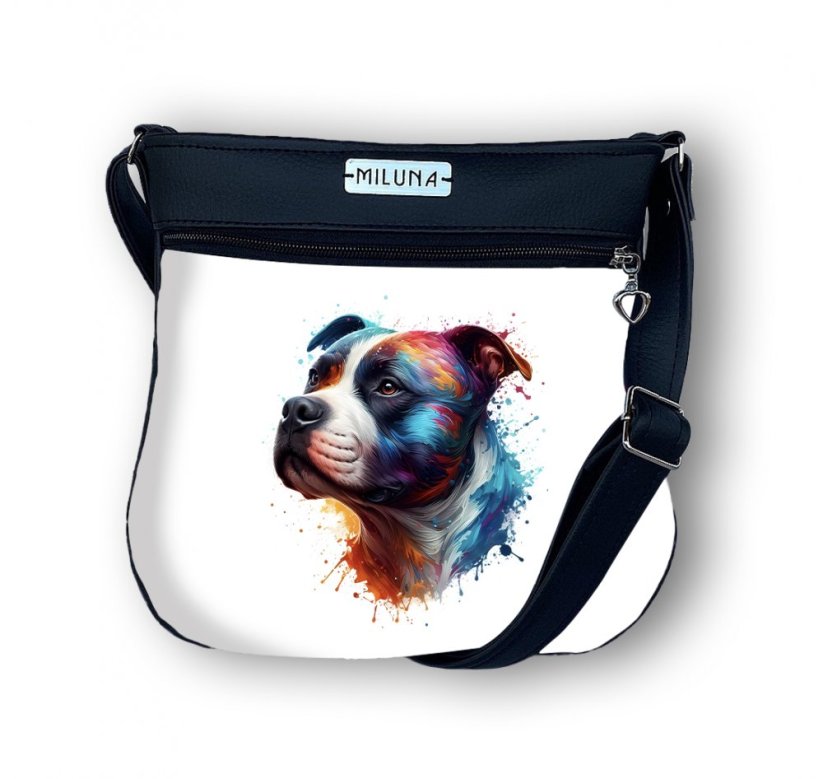 Crossbody kabelka - Kolorka - Plemeno - KOLORKA: Americký stafordširský teriér 1