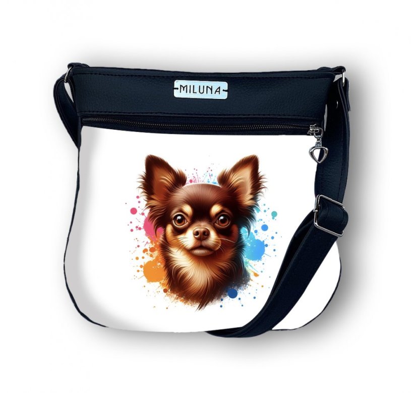 Crossbody kabelka - Kolorka - Plemeno - KOLORKA: Čivava dlouhosrstá 2