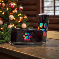 XL Peněženka a termohrnek - Abstraktní tlapka