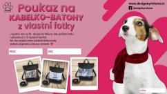Dárková poukázka na kabelkobatoh z vlastní fotky