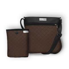 Koženková crossbody kabelka a pamlskovník č. 85