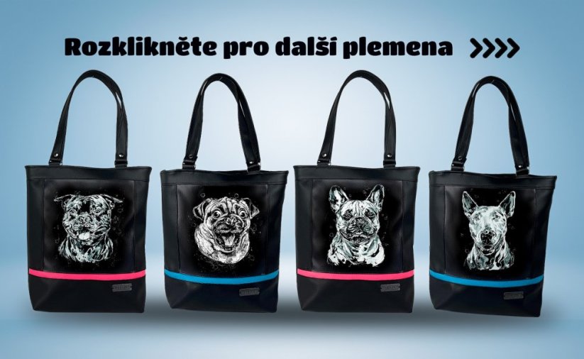Koženková kabelka - ELEGANCE - černá malba
