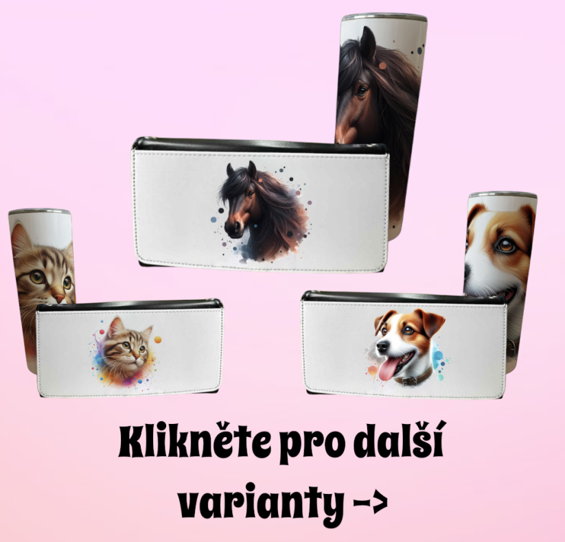 Velká peněženka a termohrnek - edice Kolorka