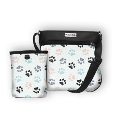 Koženková crossbody kabelka a pamlskovník č. 17