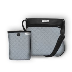 Koženková crossbody kabelka a pamlskovník č. 89