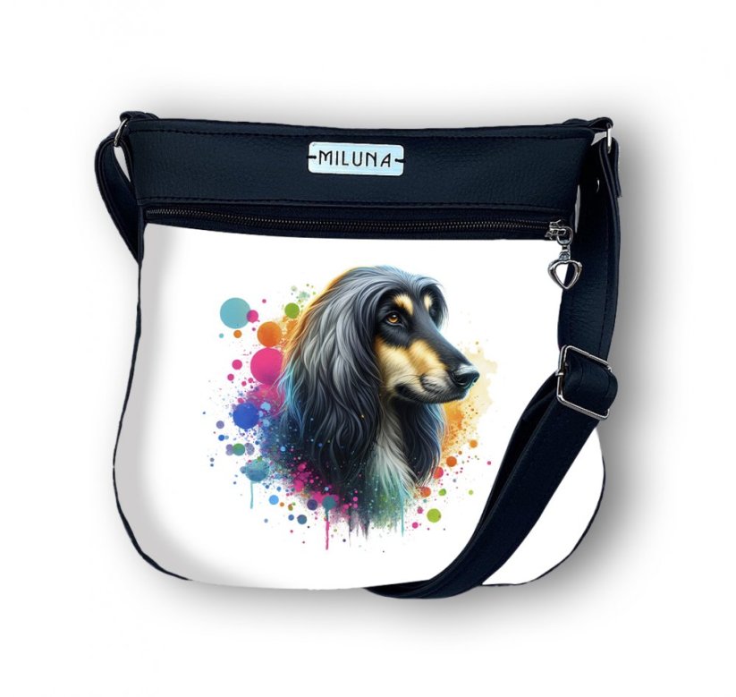 Crossbody kabelka - Kolorka - Plemeno - KOLORKA: Afghánský chrt 1