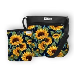 Koženková crossbody kabelka a pamlskovník č. 77
