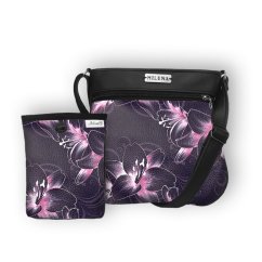 Koženková crossbody kabelka a pamlskovník č. 54