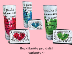 Malá peněženka a termohrnek - Psí hlášky