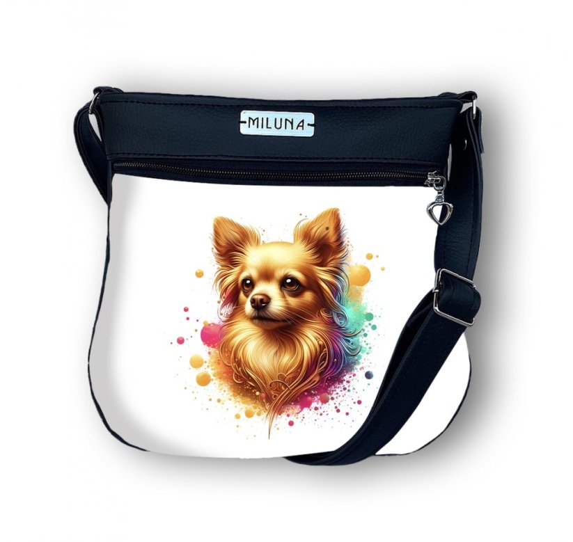 Crossbody kabelka - Kolorka - Plemeno - KOLORKA: Čivava dlouhosrstá 1