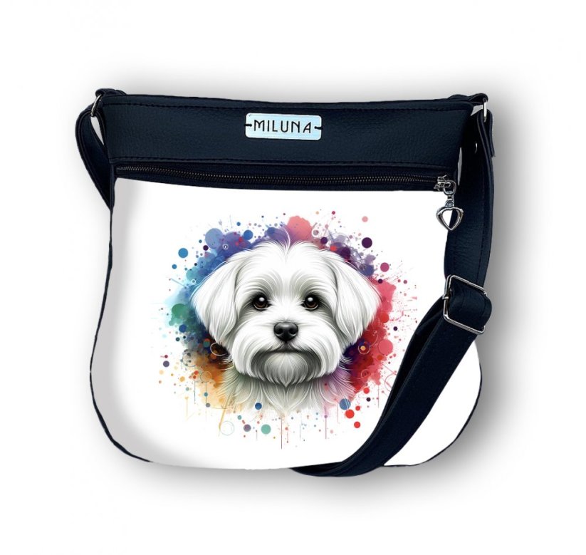 Crossbody kabelka - Kolorka - Plemeno - KOLORKA: Maltézský psík