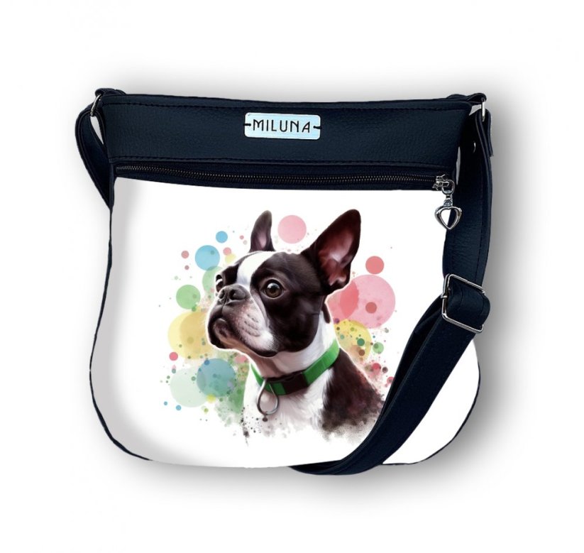 Crossbody kabelka - Kolorka - Plemeno - KOLORKA: Bostonský teriér