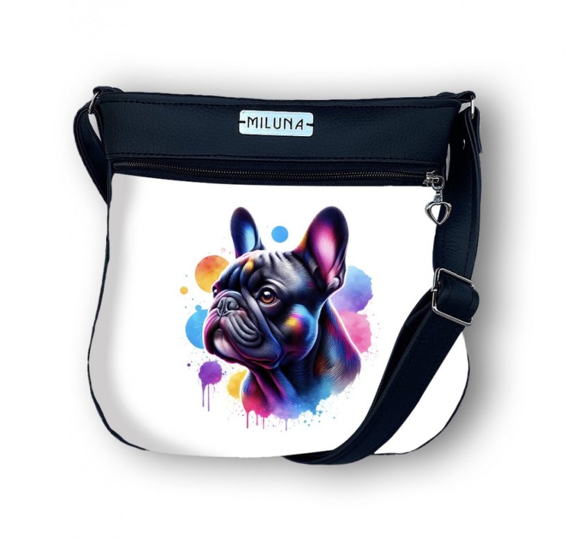 Crossbody kabelka - Kolorka - Plemeno - KOLORKA: Francouzský buldoček