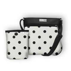 Koženková crossbody kabelka a pamlskovník č. 79