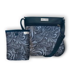 Koženková crossbody kabelka a pamlskovník č. 83