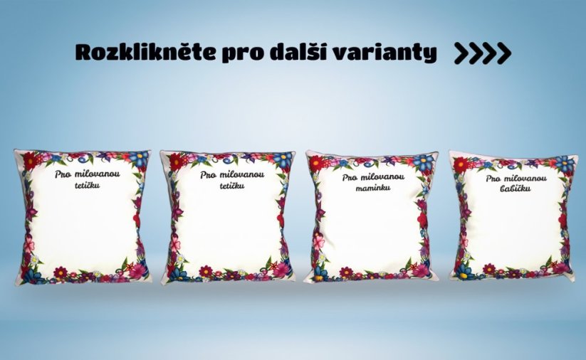 Polštářek na kreslení