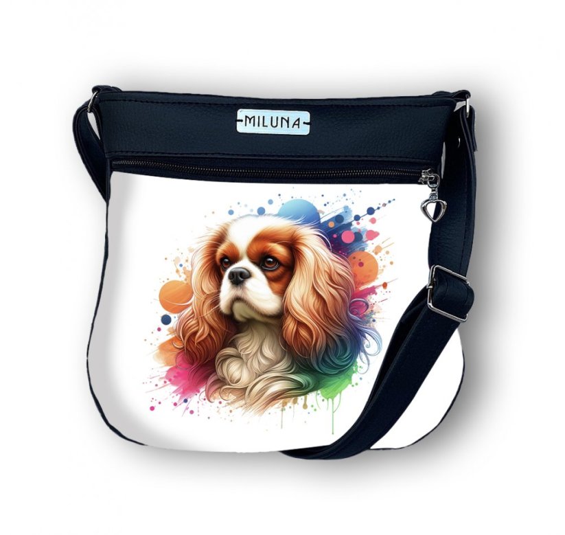 Crossbody kabelka - Kolorka - Plemeno - KOLORKA: Kavalír king Charles španěl