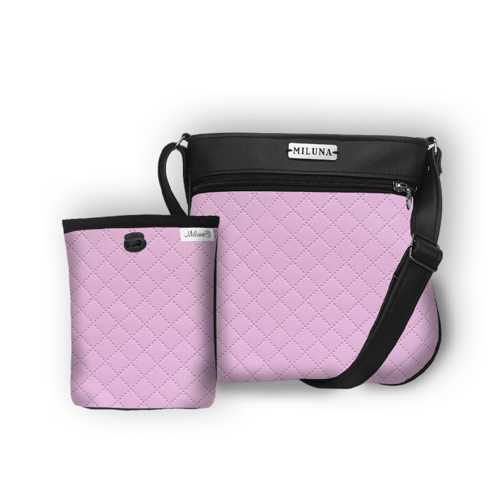 Koženková crossbody kabelka a pamlskovník č. 88