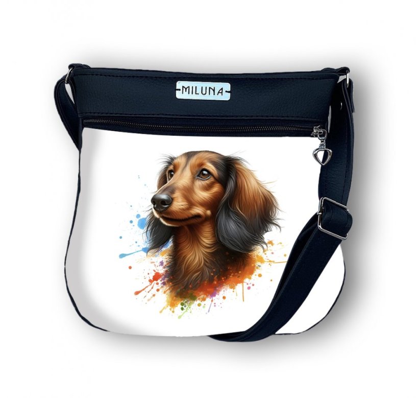 Crossbody kabelka - Kolorka - Plemeno - KOLORKA: Jezevčík dlouhosrstý