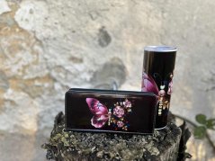 XL Peněženka a termohrnek - Růžový motýl