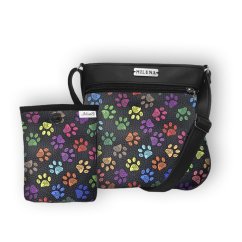 Koženková crossbody kabelka a pamlskovník č. 40