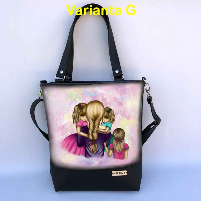 Koženková kabelka Maminka - Varianta: G