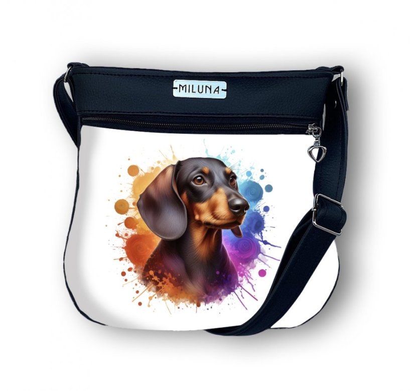 Crossbody kabelka - Kolorka - Plemeno - KOLORKA: Jezevčík hladkosrstý