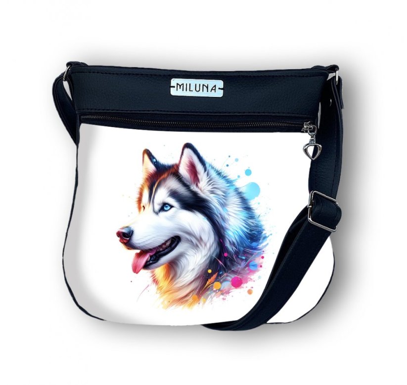 Crossbody kabelka - Kolorka - Plemeno - KOLORKA: Sibiřský husky